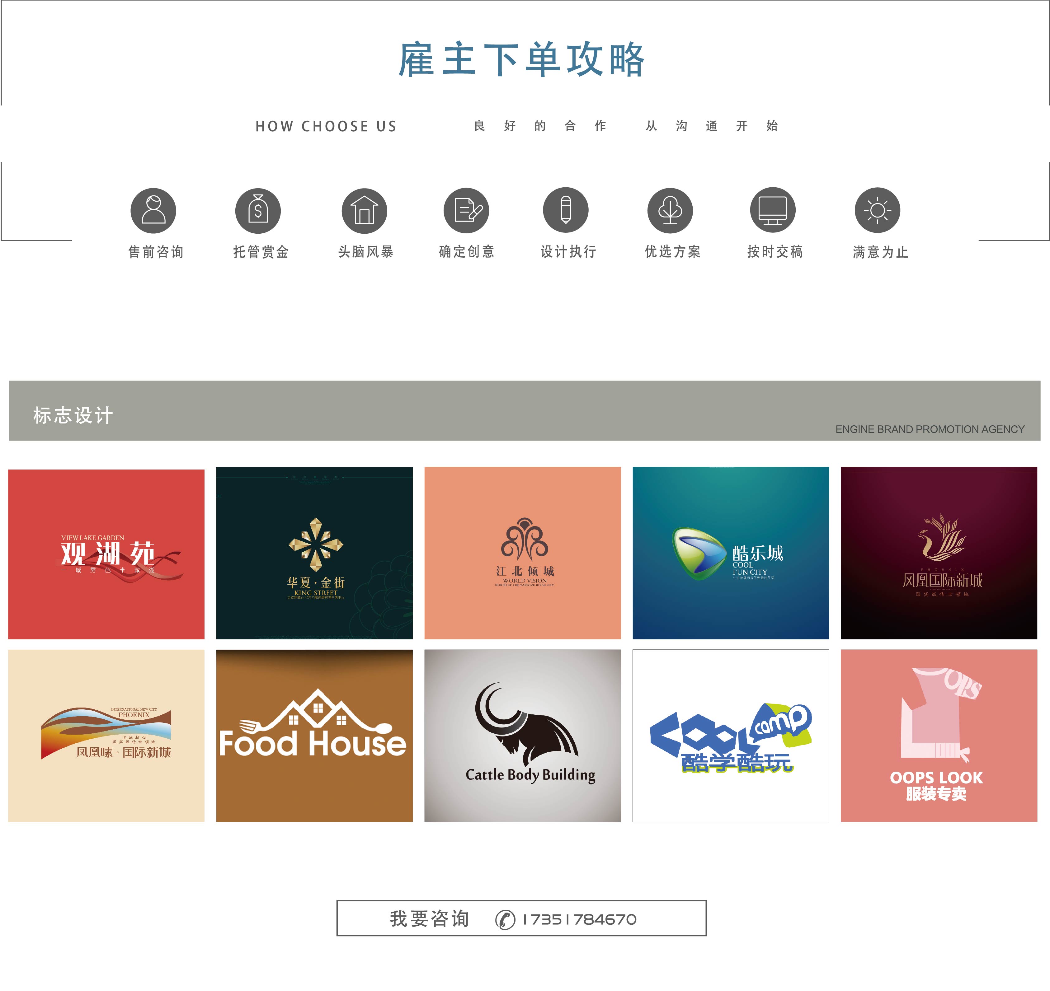 LOGO_【动力品牌】资深设计LOGO标志餐饮门店金融服饰互联网商标2