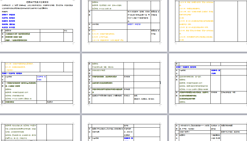 宣传片文案脚本分镜微电影剧本解说词配音稿视