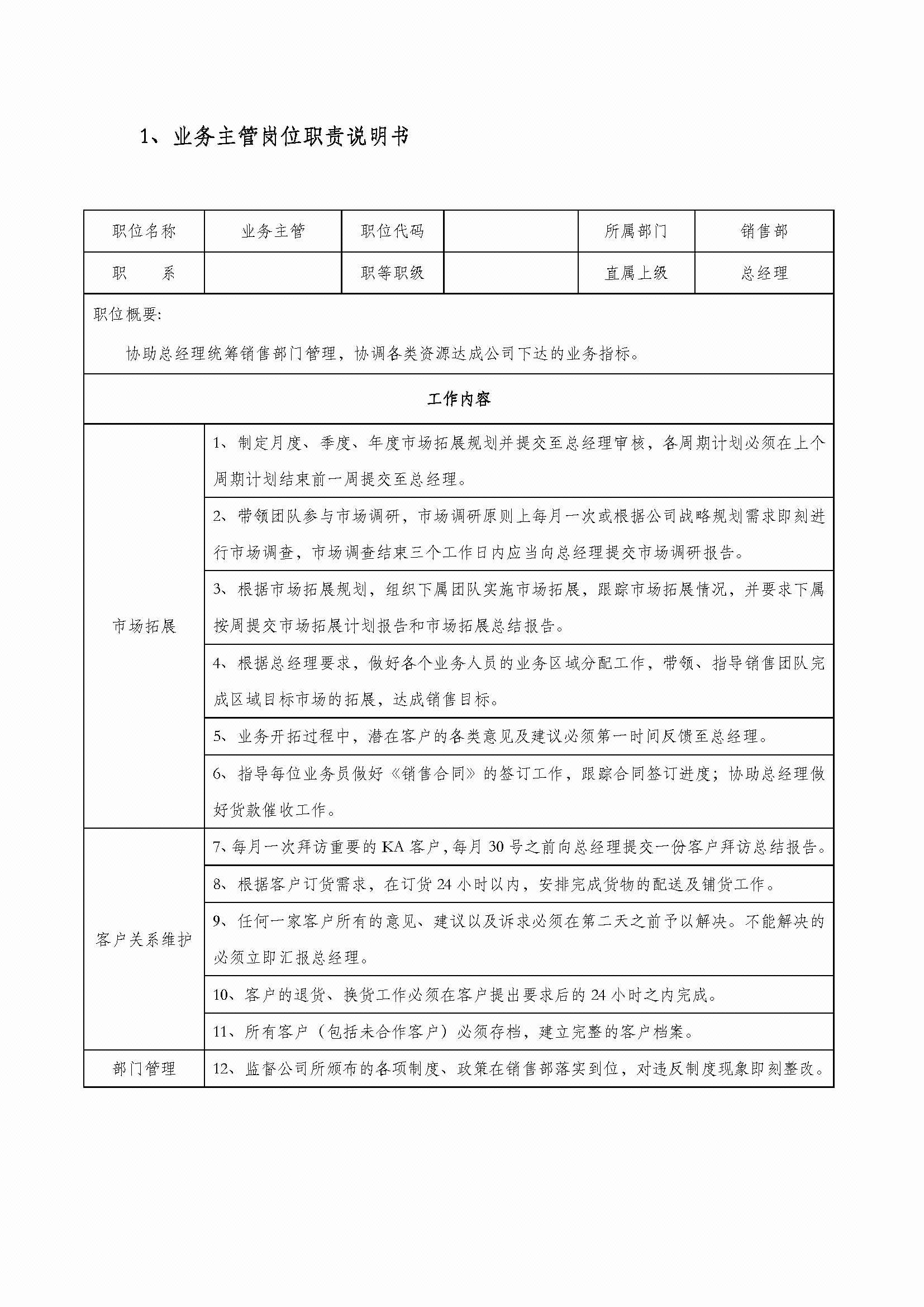 福燕商贸制度梳理及岗位设计项目-钧石管理咨