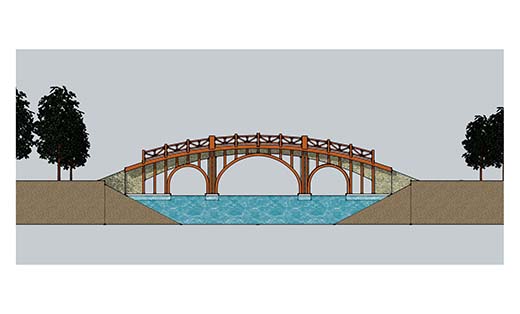 桥改造设计，服务内容：方案+模型