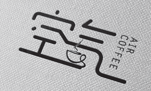 空氣咖啡店logo