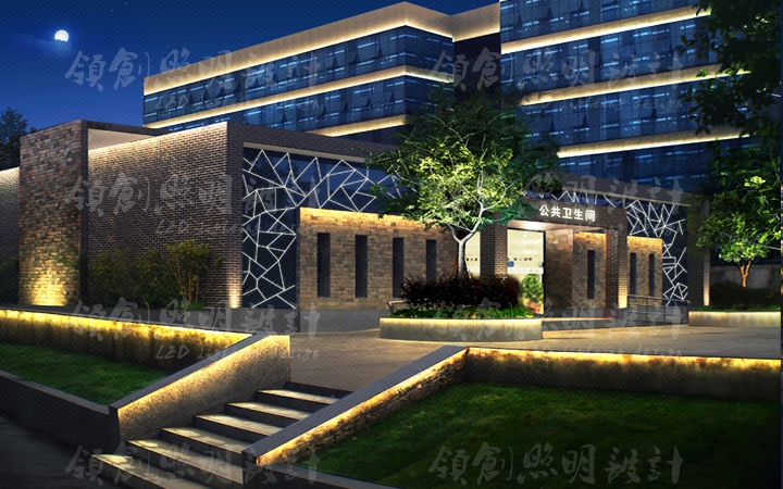 亮化灯光效果图动画图光亮工程设计景观夜景照