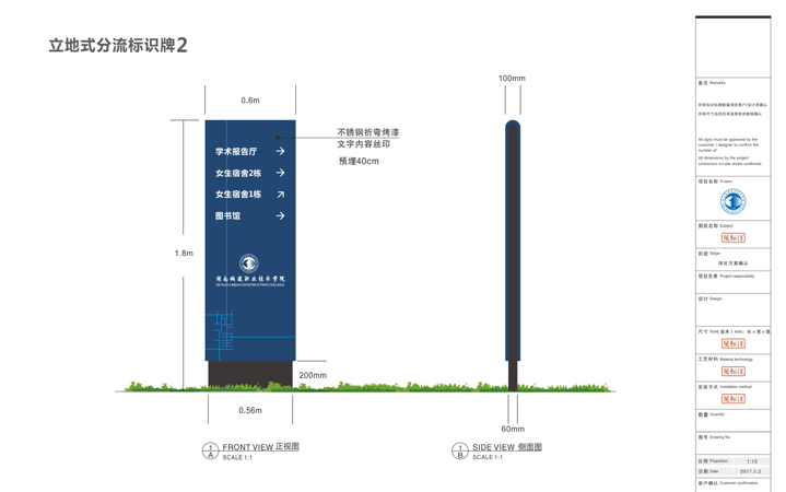 工厂园区大楼医院导视牌设计企业标识标牌指引牌楼层导视系统设计