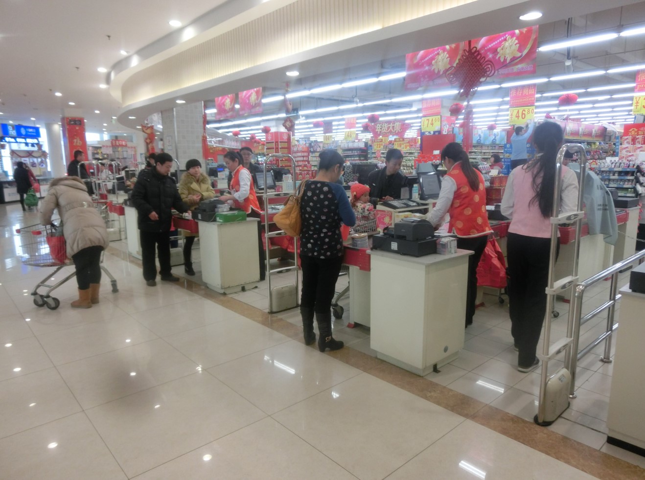 家佳源大型商超接入微信支付宝收银系统