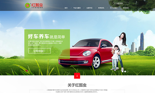 【品牌展示型网站建设】红瓢虫