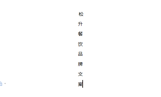 松升餐飲品牌<hl>文案</hl>