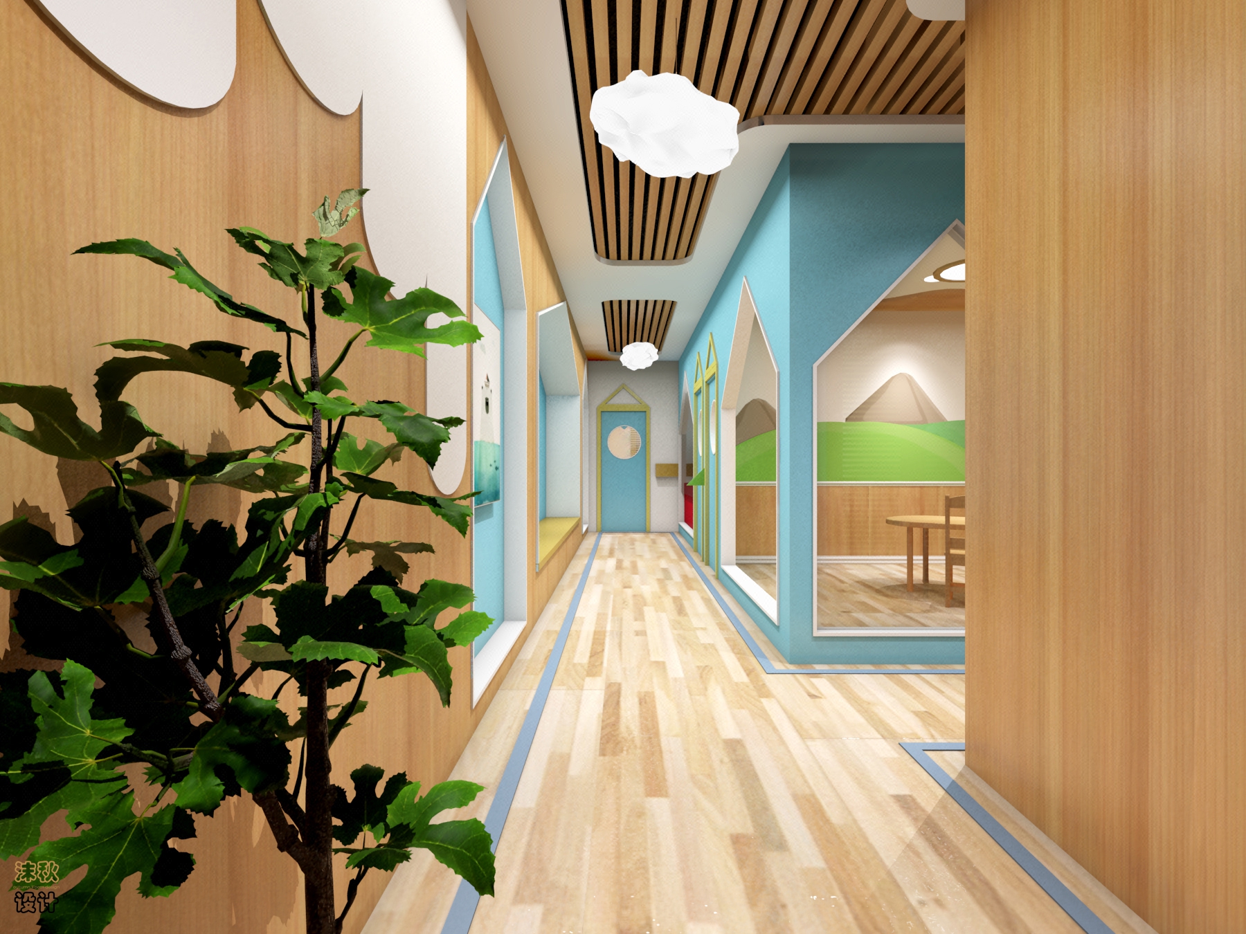 早教中心设计幼儿园培训机构设计商业空间设计