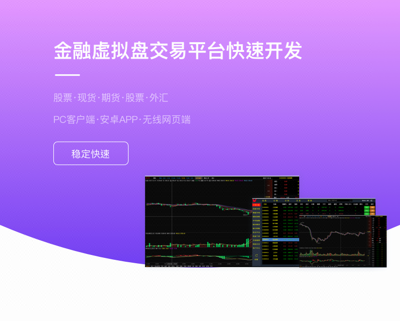 金融产品虚拟盘交易软件开发App开发行情k线