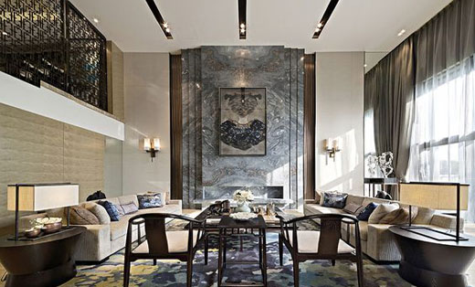 双拼别墅外立面及围墙设计