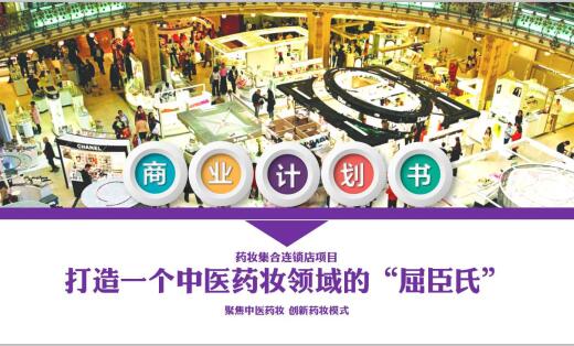 药妆集合连锁店股权融资计划书