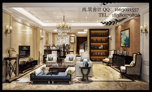 成都溫江鷺湖宮 別墅簡(jiǎn)歐設(shè)計(jì)