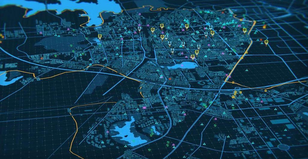 gis可视化大屏展示百度高德谷歌gis地图平台可视化-物
