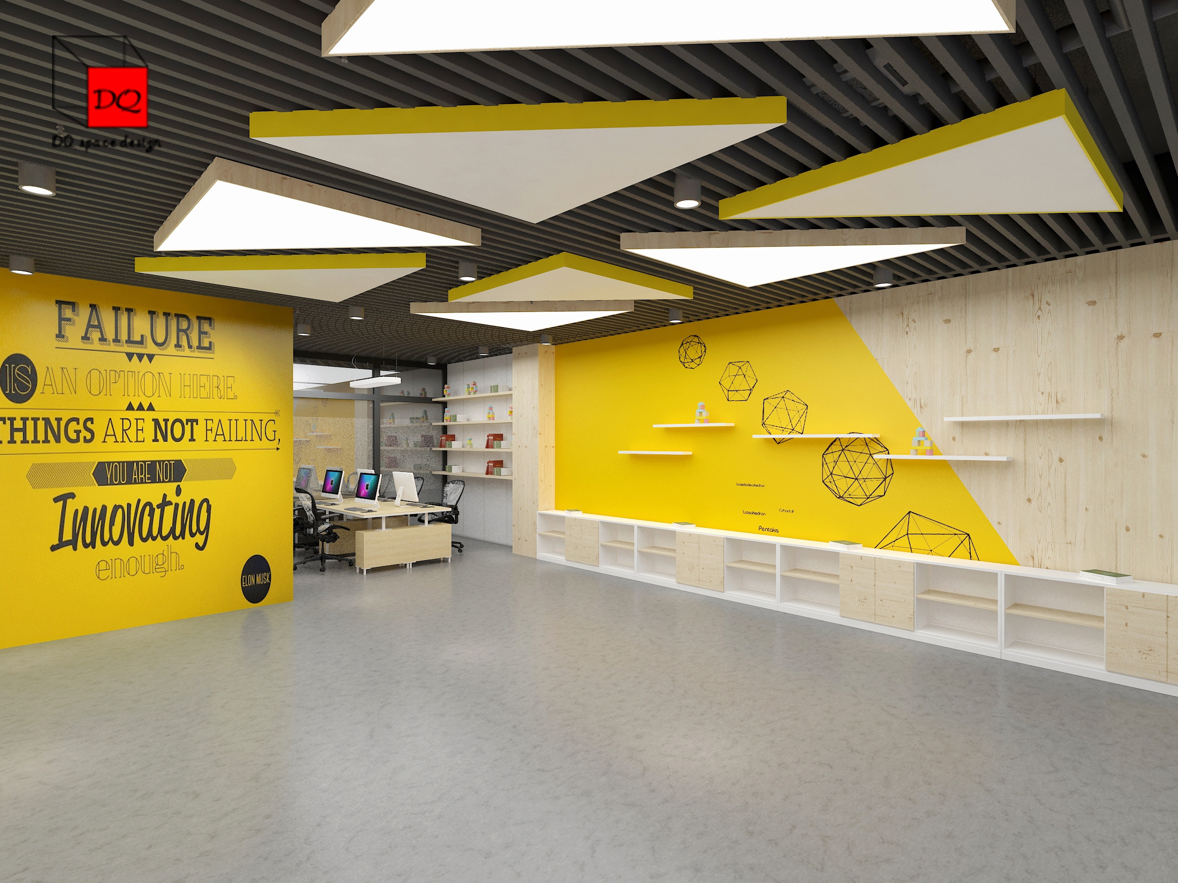 办公室设计写字楼会议室装修效果图众创空间创业园装修设计 大千-【大千空间设计】-猪八戒网