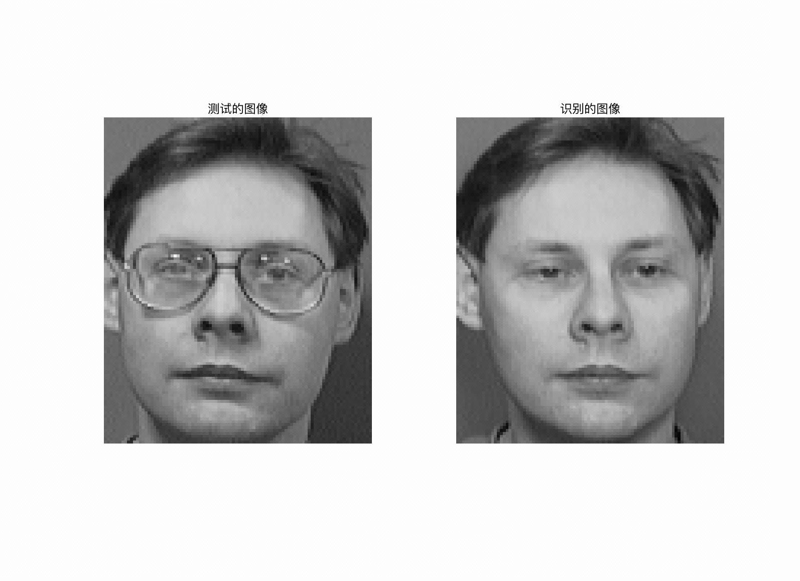 基于RLDA和NLDA的人脸识别算法的Matlab仿