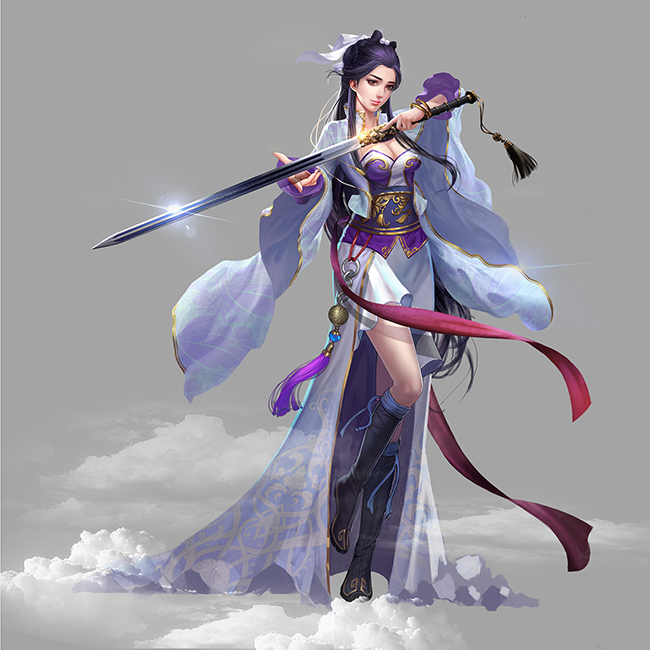 游戏美术 角色原画 卡牌原画 美宣 中国风角色 欧美写实角色