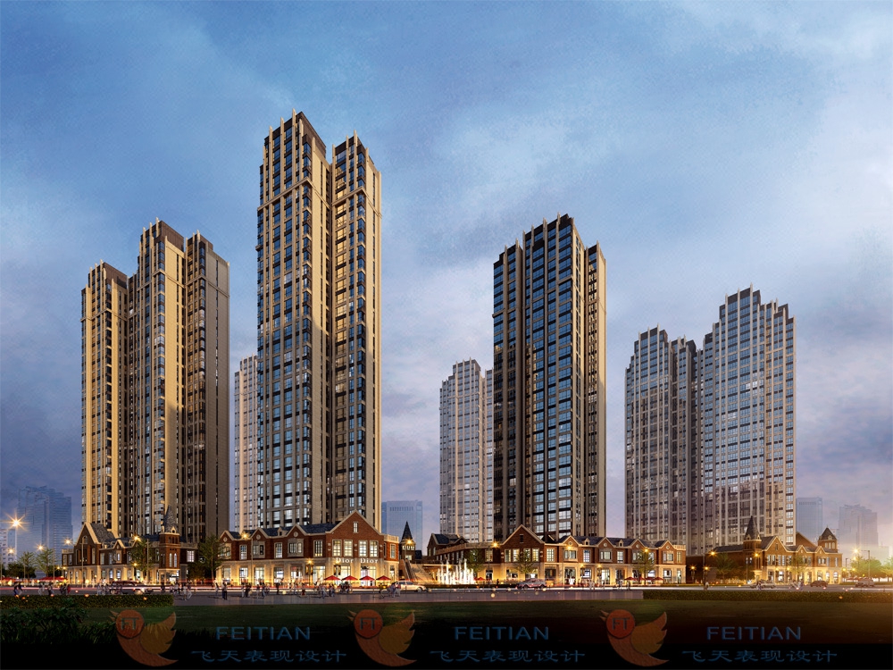 飞天空间建筑表现设计