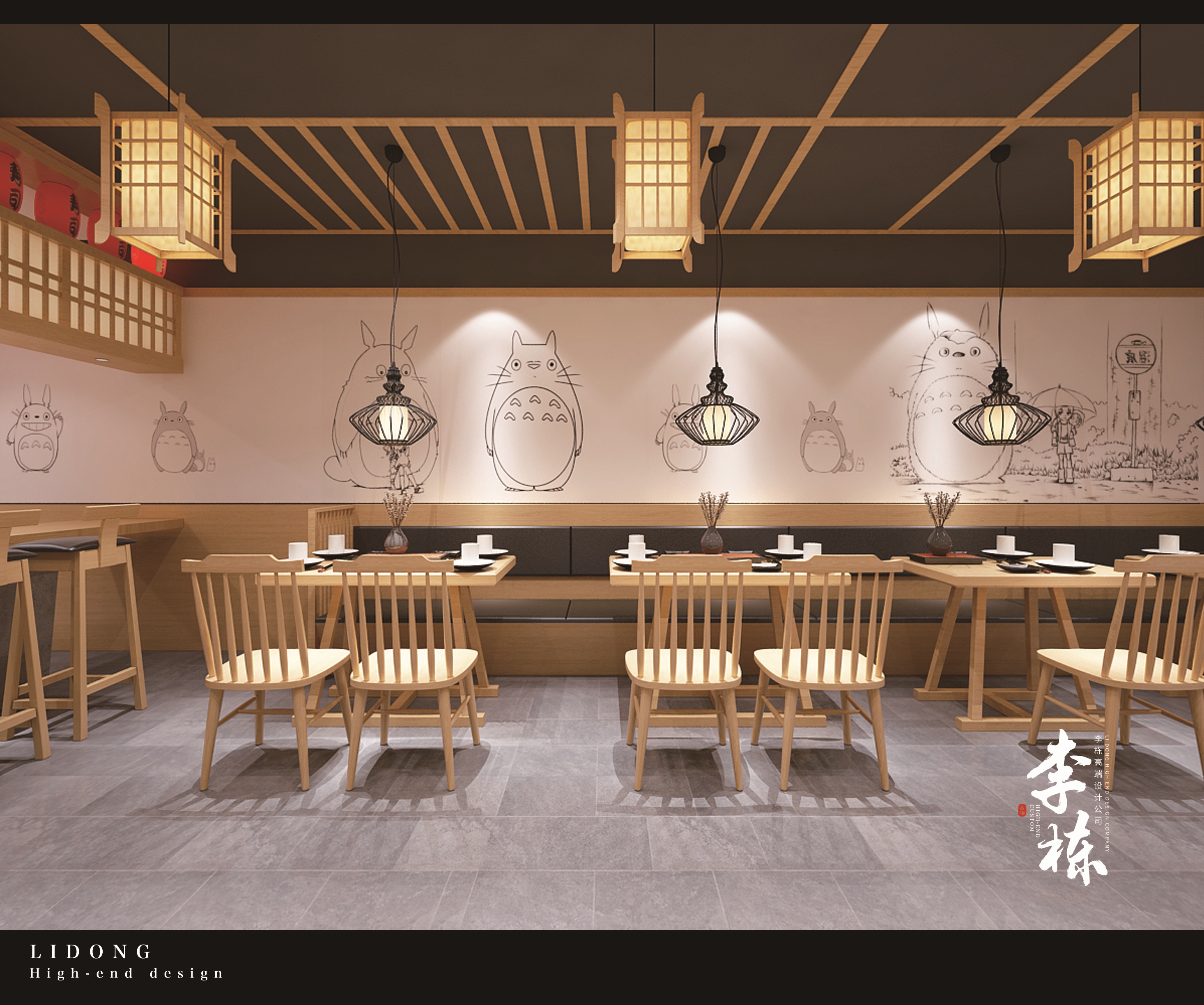 郑州日式餐厅设计|专业日式餐厅设计公司|日式餐厅装修|空间|家装设计|设计15838077647 - 原创作品 - 站酷 (ZCOOL)