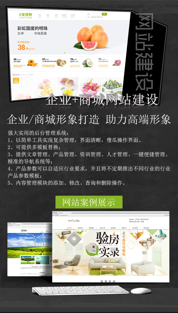 企业网站_网站开发/企业网站/三网合一：PC端，手机微网站，微信微官网1