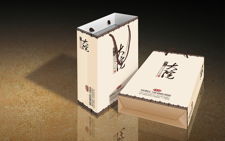 【手提袋】扬美品牌创意包装手提袋布袋企业宣传袋礼品袋设计