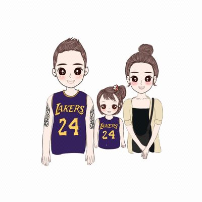 卡通LOGO设计Q版人物转手绘头像画像定制形