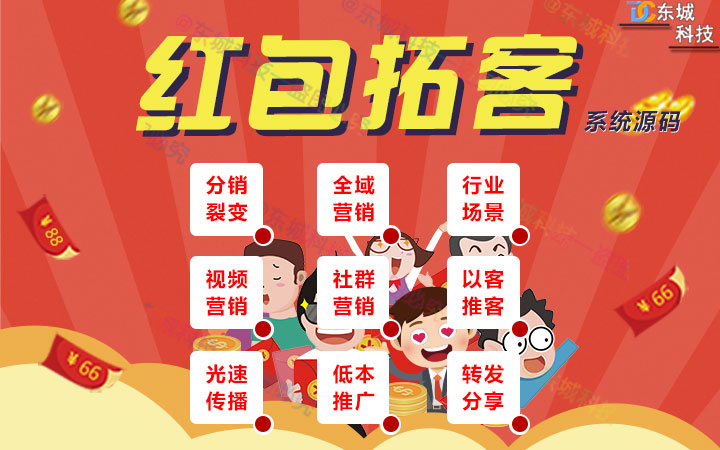 微信公众号开发/红包拓客系统源码/分销裂变/全域营销