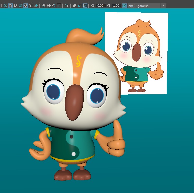 三维卡通建模c4d建模 zbrush maya3d建模表情包
