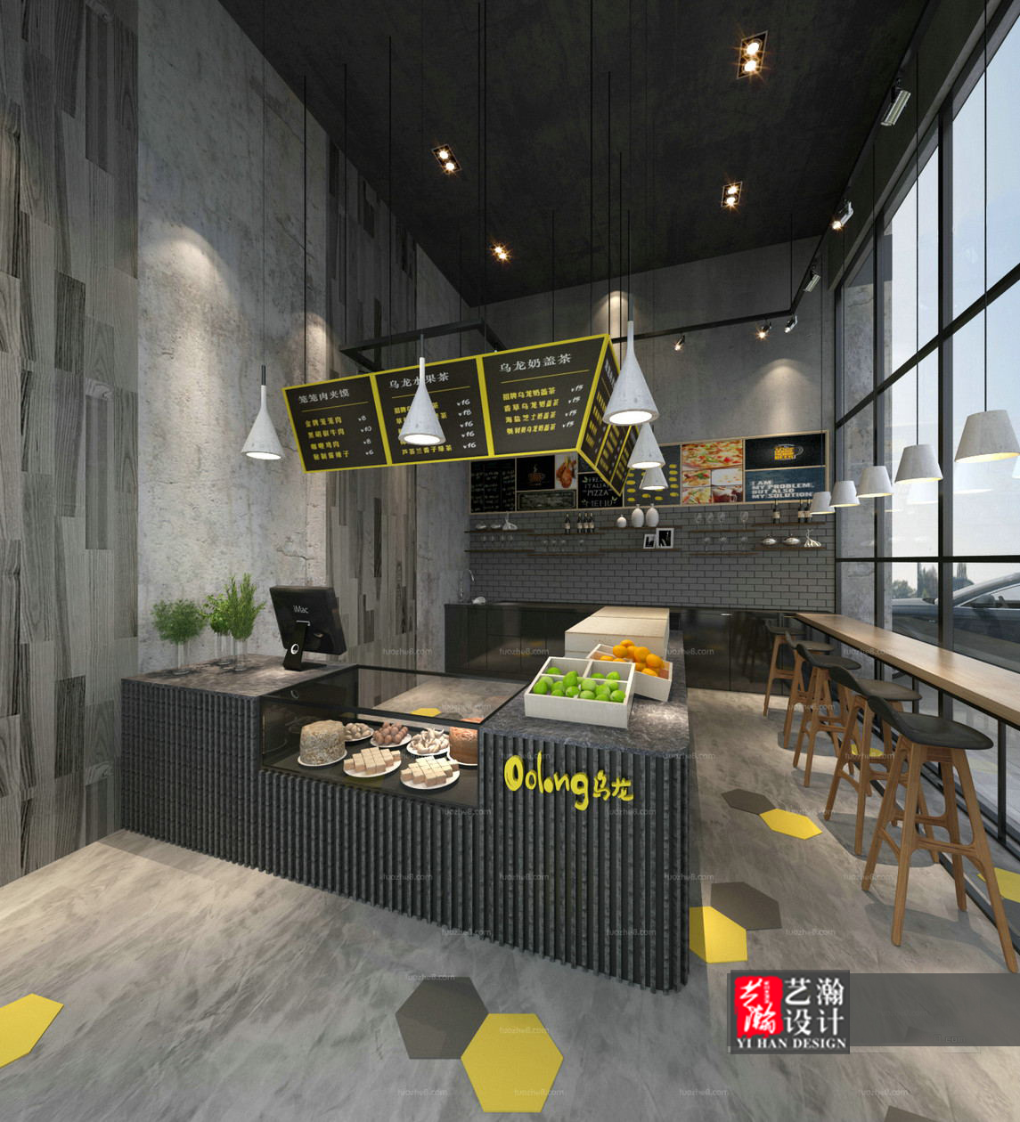 商业店铺设计专卖店装修设计店铺门头设计店面效果图店面形象店