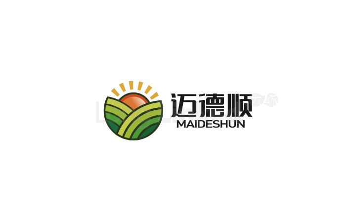 农产品logo设计图文字母结合logo商标志平面设计logo