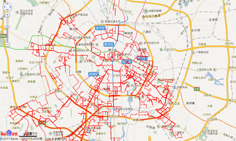 可视化设计:百度地图路线_大数据采集分析_新浪博客
