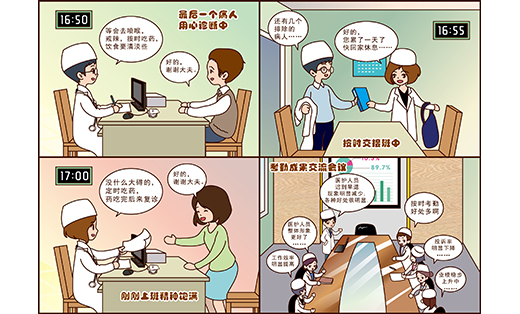 制作3组四格漫画