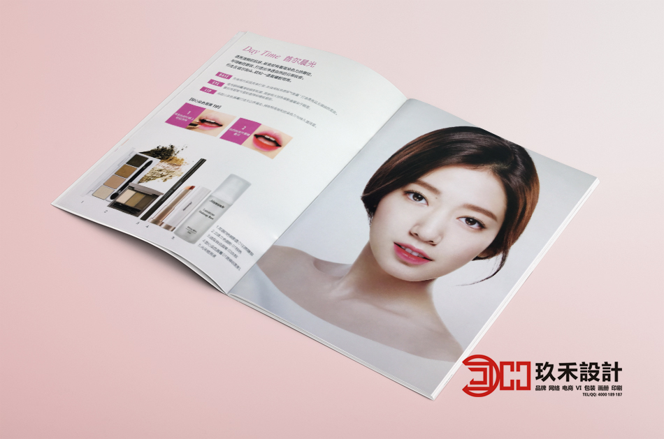 宣传品设计案例_韩国梦妆Mamonde画册折页制作