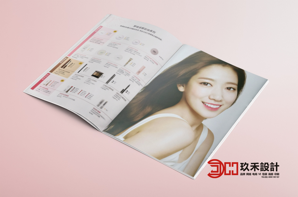 宣传品设计案例_韩国梦妆Mamonde画册折页制作