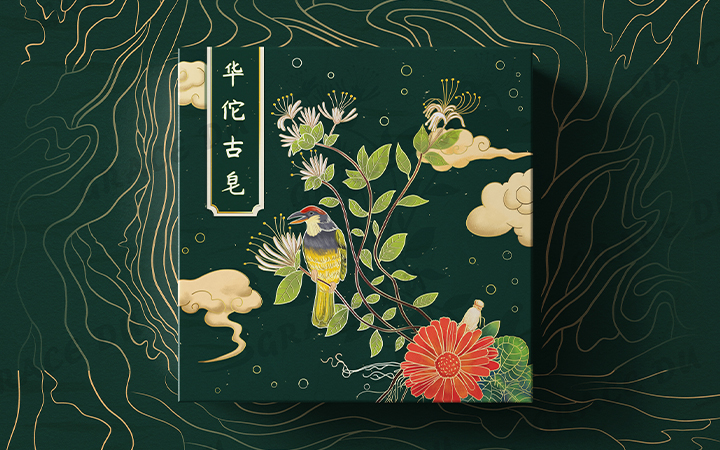 包装设计包装盒手提袋月饼礼品盒插画包装高端定制设计师瓶贴纸箱