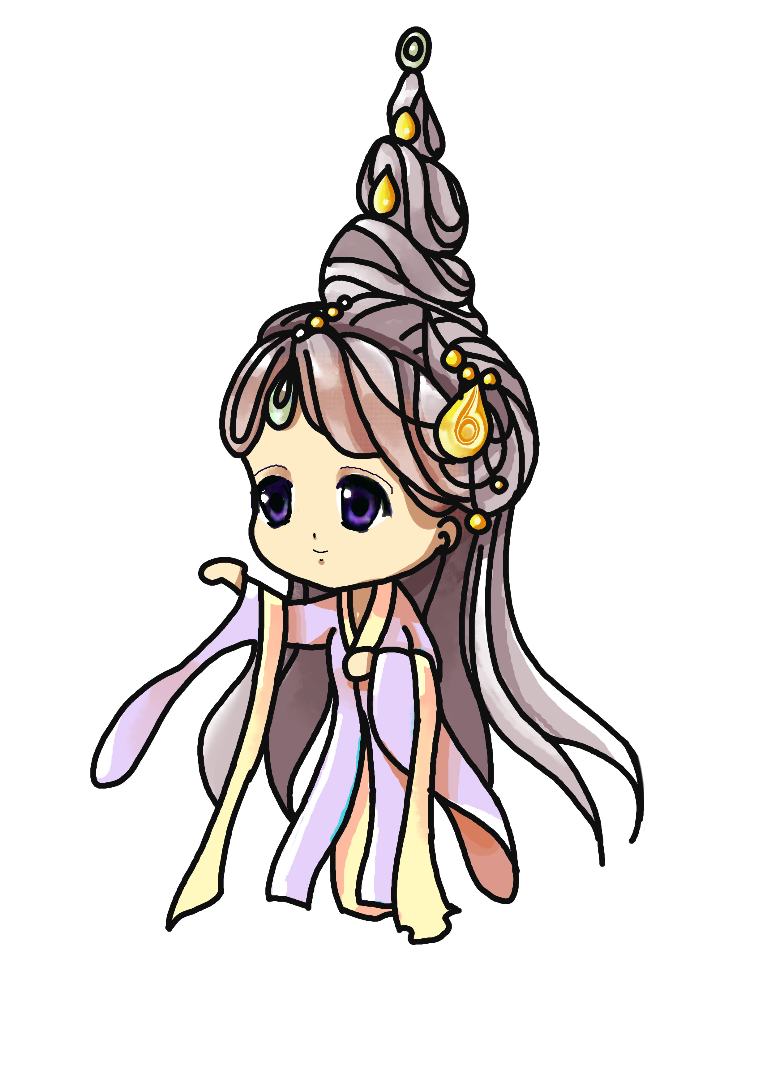 q版—古风—卡通人物设计—卡通形象设计