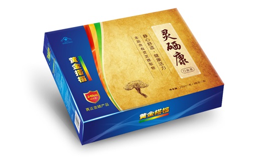 藝點-黃金搭檔靈硒康包裝設計