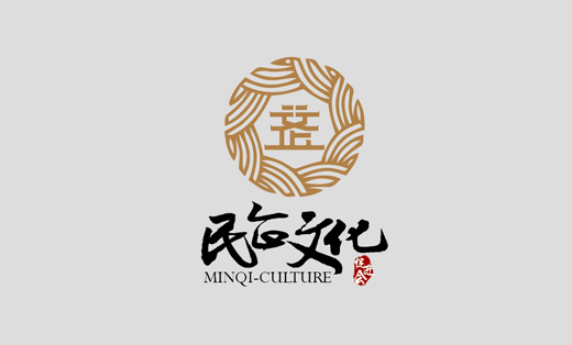 民企文化—傳媒行業(yè)中國風企業(yè)品牌logo設計字體標志商標設計