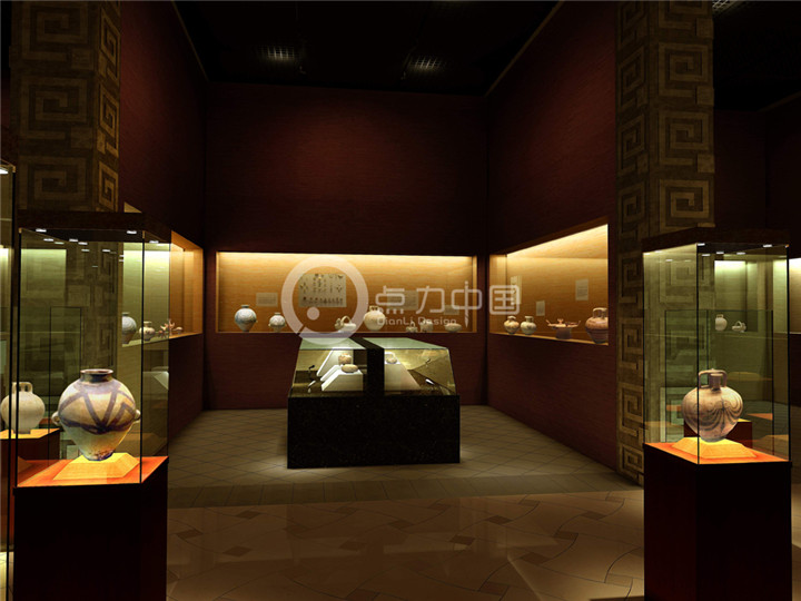 博物馆展览馆展厅企业展厅效果图施工图设计