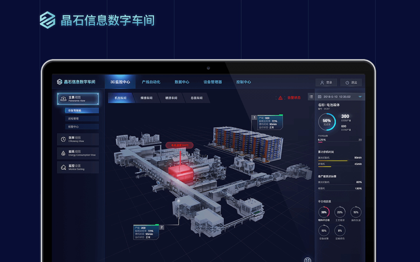 软件ui设计操作仪器外包界面后台管理系统车载设备触摸屏美化