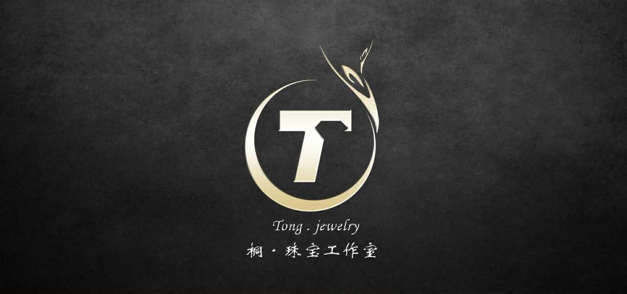 以珠宝店名字首字母大写延伸出来的logo.