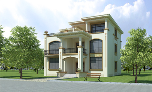 设计自建别墅全套图纸 .方案草图 立面图，剖面图，相关的详图