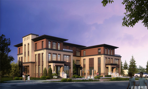 三兄弟新中式别墅