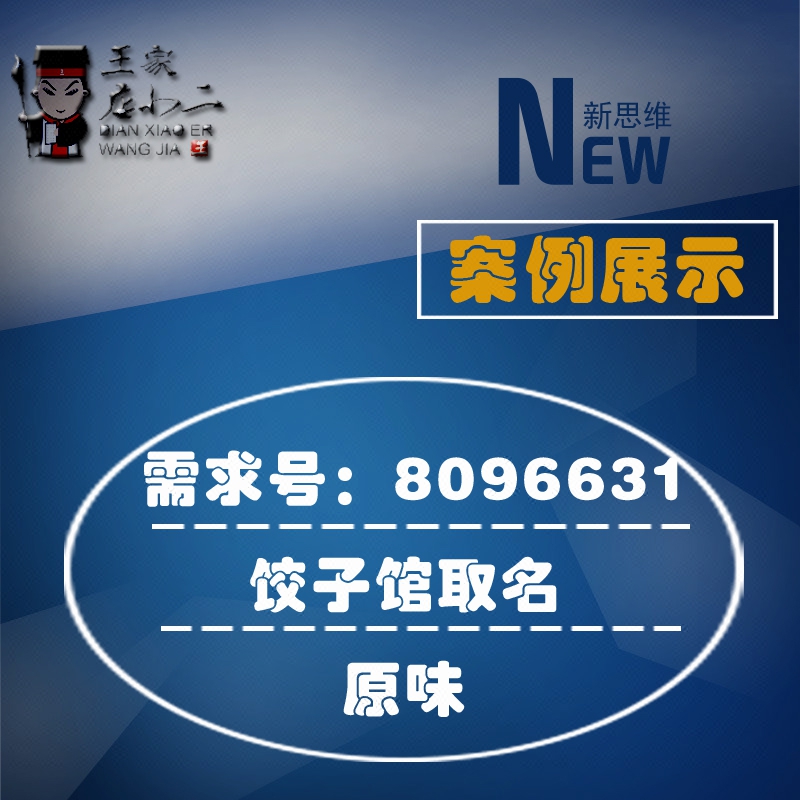 王家店小二&取名logo包裝vi畫冊
