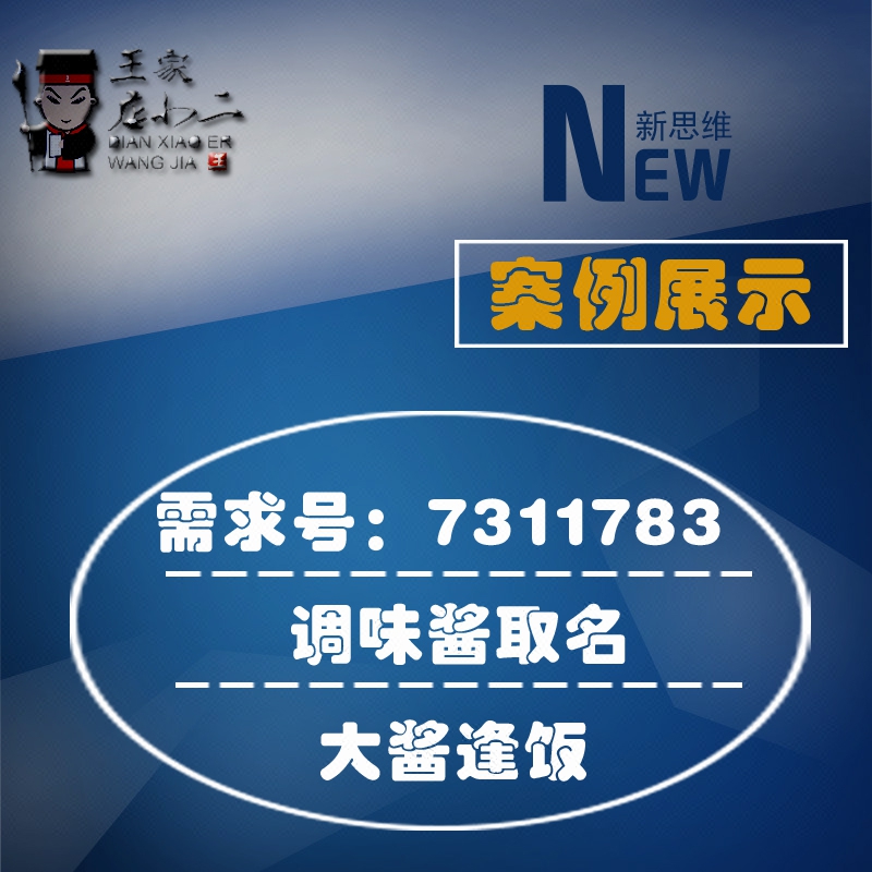 王家店小二&取名logo包裝vi畫冊