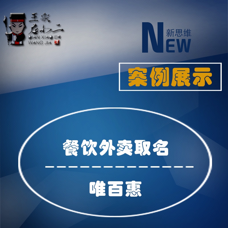 王家店小二&取名logo包裝vi畫冊
