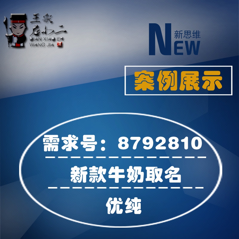 王家店小二&取名logo包裝vi畫冊