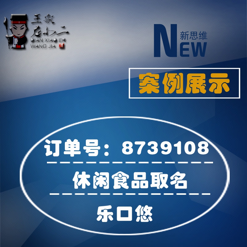 王家店小二&取名logo包裝vi畫冊