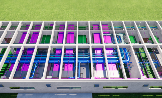 空调机房BIM建模深化