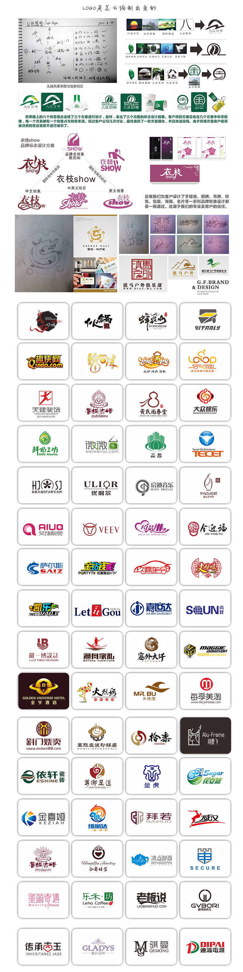 LOGO设计_商标logo设计标志图文图形食品网站房地产店铺电商英文互联网2