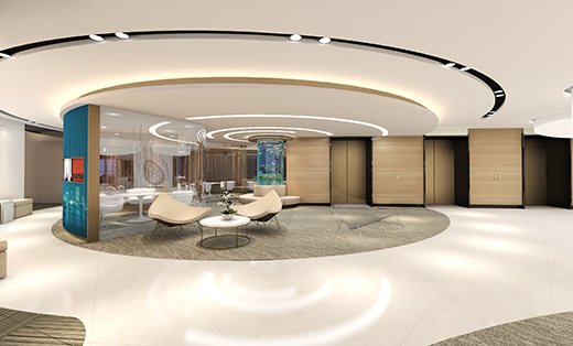 酒店装修服务设计公装设计室内门头效果图办公餐饮空间专卖店si