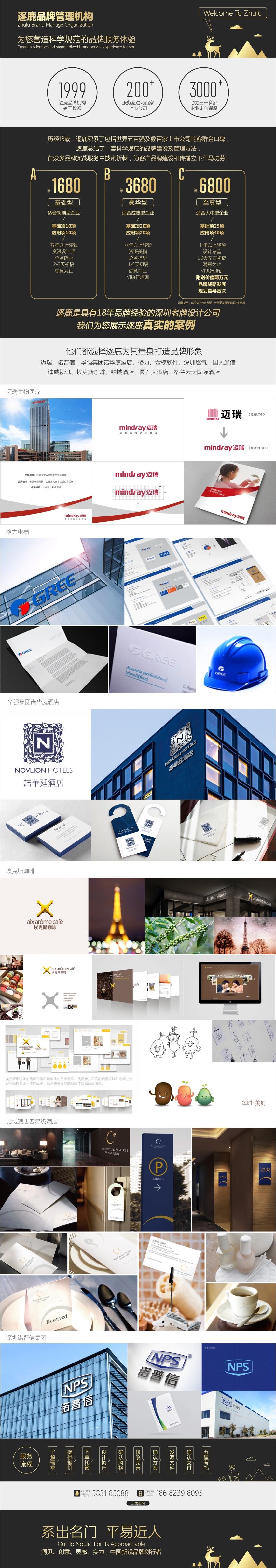 VI系统设计_【逐鹿VI设计】企业vi设计银行金融酒店宾馆vi至尊型套餐C1